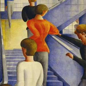 LA CAGE D'ESCALIER DU BAUHAUS, Oskar Schlemmer