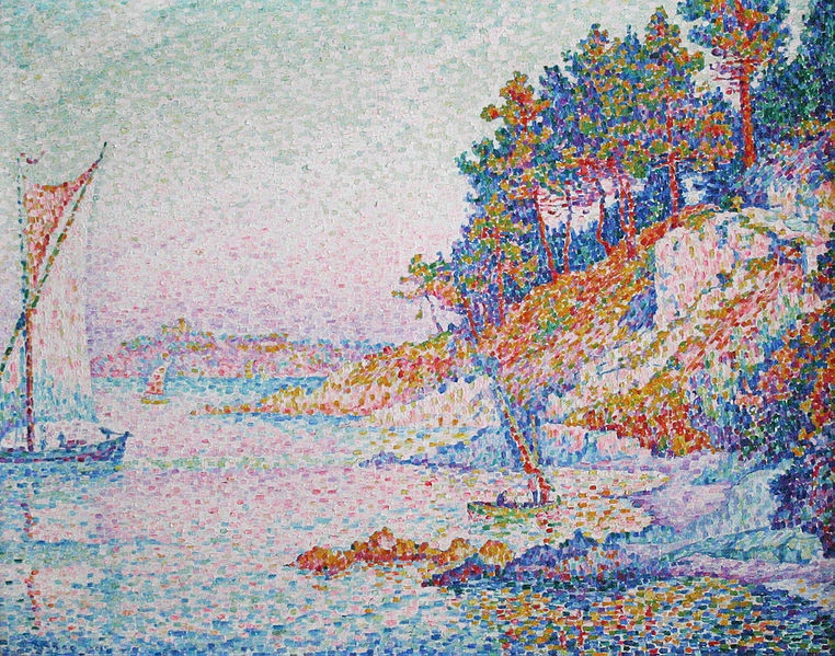 LA CALANQUE, Paul Signac